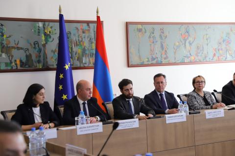 Vahan Kostanyan et les ambassadeurs des pays de l’UE accrédités en Arménie ont discuté de la mise en œuvre du plan d’action sur la libéralisation des visas