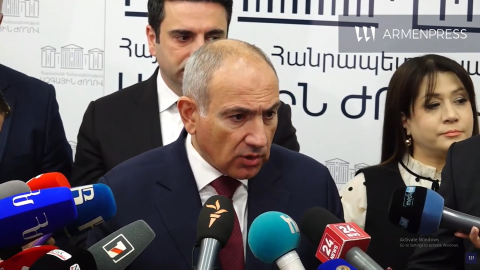 Primer ministro: “Iré a Etchmiadzin cuando me sienta suficientemente purificado”