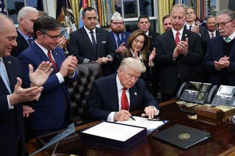 Trump signs deal to end longest U.S. government shutdown in history