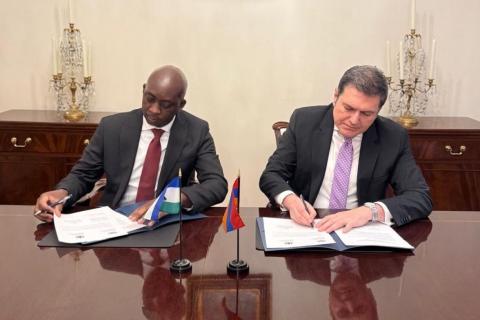 სომხეთის რესპუბლიკასა და ლესოთოს სამეფოს შორის დიპლომატიური ურთიერთობები დამყარდა