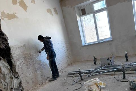 Վերանորոգվում է Նորատուսի թիվ 1 միջնակարգ դպրոցի շենքը