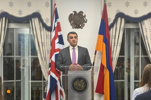 Armenian Ambassador to UK hosts UCL Diplomatic Society members