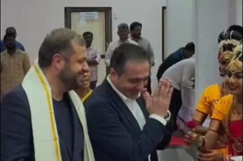 亚美尼亚经济部长访问印度