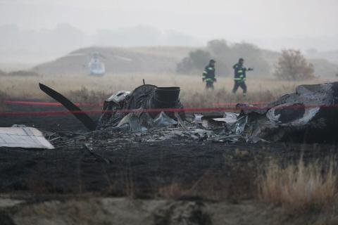 Обнаружены все обломки турецкого самолета, разбившегося в Грузии: министр внутренних дел