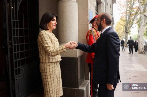 სომხეთის რესპუბლიკის საგარეო საქმეთა მინისტრის ოფიციალური ვიზიტი საქართველოში დაიწყო