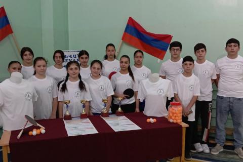 Սևանի մարզադպրոցում կայացել է սեղանի թենիսի միջհամայնքային սիրողական մրցաշար