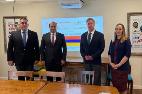 亚美尼亚与美国代表在加利福尼亚商讨深化双边经济合作