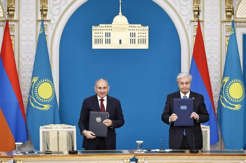 Armenia, Kazakhstan sign multiple cooperation agreements