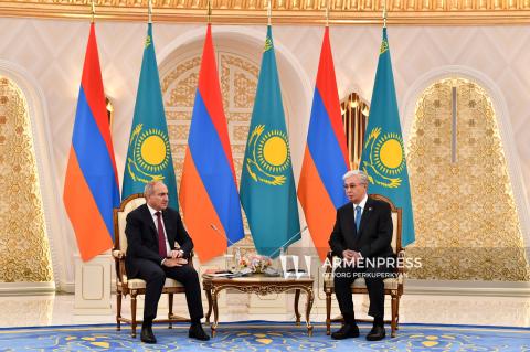 گفت‌وگوی خصوصی نیکول پاشینیان و قاسم‌ژومارت توقایف برگزار شد