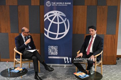 رونمایی از گزارش تحلیلی «به‌روزرسانی اقتصادی کشور» بانک جهانی درباره ارمنستان