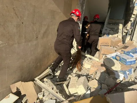 Siete heridos en una explosión en el centro de Bakú