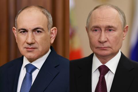 亚美尼亚总理就尼基塔·西蒙尼扬逝世向普京致唁电