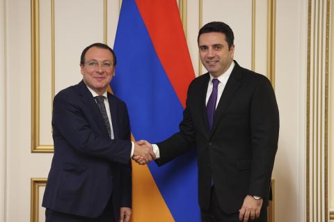 议长向欧安组织议会大会副主席提请关注阿塞拜疆境内亚美尼亚战俘问题