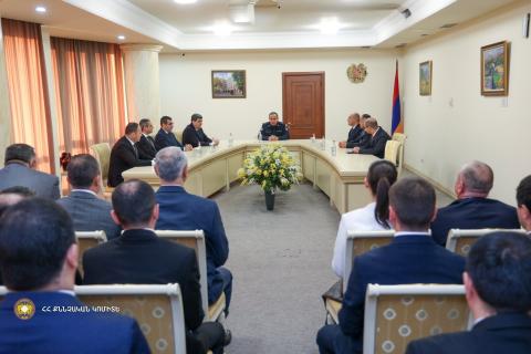 Քննչական կոմիտեի նախագահ Արթուր Պողոսյանը ներկայացրել է գլխավոր վարչության պետի տեղակալին