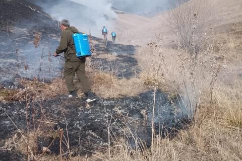 Two wildfires contained