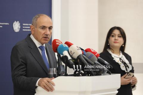 نشست مطبوعاتی نخست وزیر جمهوری ارمنستان