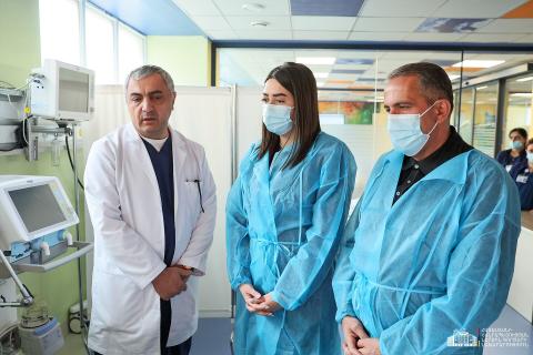 Interior Minister visits firefighters who survived fatal vehicle crash during wildfire response