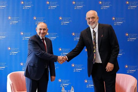 Le Premier ministre Pashinyan a adressé un message de félicitations au Premier ministre de l’Albanie