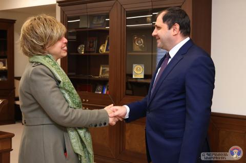 სომხეთის თავდაცვის მინისტრმა და ეგვიპტის ელჩმა თავდაცვის სფეროში თანამშრომლობის საკითხები განიხილეს