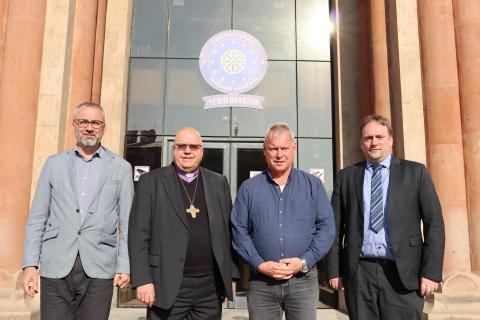 EKD Bishop Frank Kopania visits EUMA headquarters