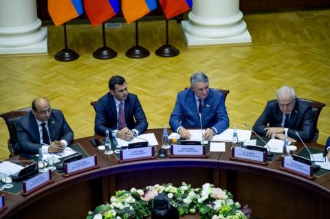 Armenian, Russian interparliamentary commission co-chairs meet in Saint Petersburg