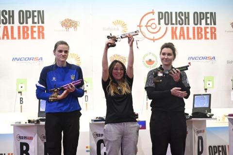 Ermeni atıcı Elmira Karapetyan, “Polish Open Kaliber” Uluslararası Turnuvasında şampiyon oldu