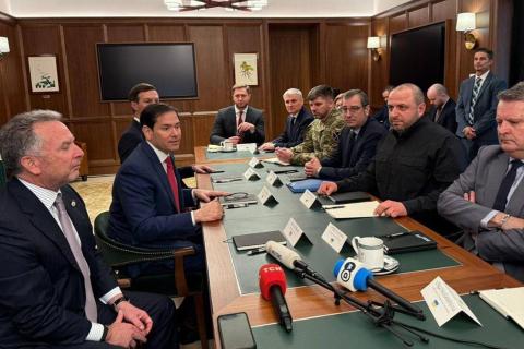 რუბიომ და უმეროვმა უკრაინის საკითხზე გამართული მოლაპარაკებები ეფექტურად შეაფასეს