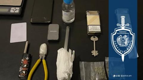 Ոստիկանության Գվարդիայի ծառայողները գողության և թմրամիջոց պահելու դեպք են բացահայտել