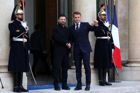 Մակրոնն ու Զելենսկին հանդիպում են անցկացնում Փարիզում