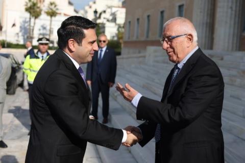 Le président du Parlement grec a accepté l'invitation d'Alen Simonyan à se rendre en Arménie