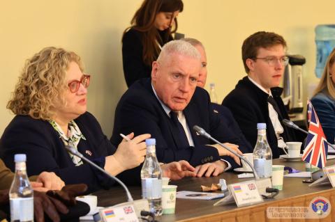 UK Minister of State for Defence visits Vazgen Sargsyan Military Academy