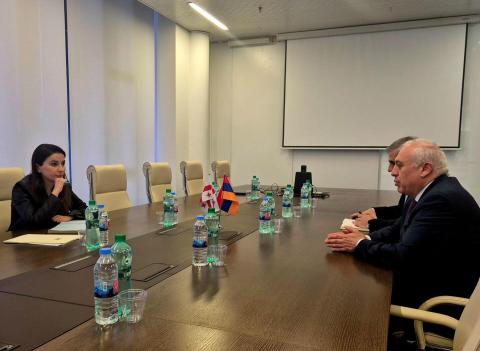 Armenian ambassador, Georgian economy minister discuss expansion of ties