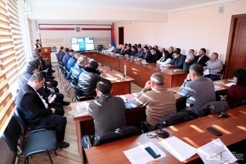 Կոտայքի մարզում անցկացվել է աղետներին դիմակայունության օրվան նվիրված աշխատաժողով