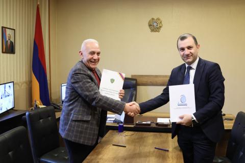 ՀՀ ԲԸՏՄ-ի և ջրային հիմնահարցերի և հիդրոտեխնիկայի ինստիտուտի միջև ստորագրվել է գիտահետազոտական կարողությունների զարգացման հուշագիր