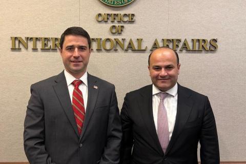 Ambassador Mkrtchyan, U.S. Energy Department official discuss cooperation