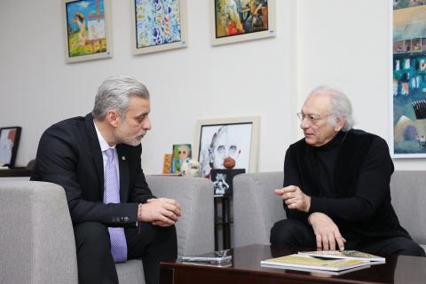 ՀՀ ԿԳՄՍ փոխնախարարն ու կինոռեժիսոր, պրոդյուսեր Սերժ Ավետիքյանը քննարկել են մշակութային մի շարք նախագծեր