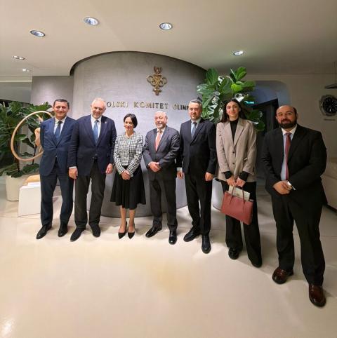 La ministre de l’Éducation, des Sciences, de la Culture et des Sports a effectué une visite au Comité olympique de Pologne