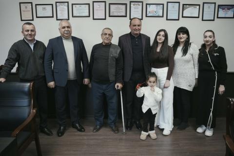 Ախուրյանում բազմանդամ ընտանիքը սոցիալական բնակարան է ստացել