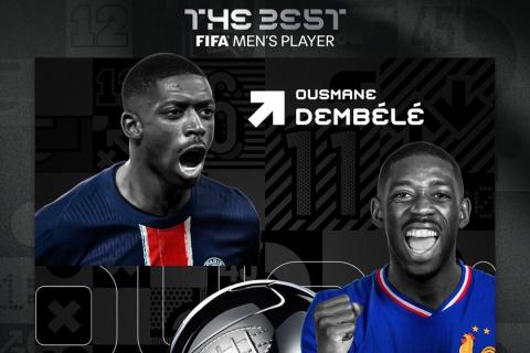 ՖԻՖԱ-ի «The Best» մրցանակին արժանացավ Ուսման Դեմբելեն