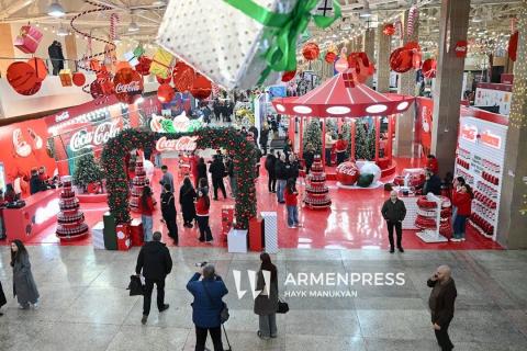 Երևանում բացվեց Big Christmas Market with Coca-Cola 2025  ամանորյա ամենամեծ  ցուցահանդես-տոնավաճառը