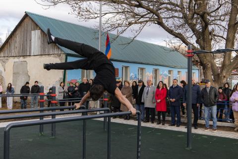 Ճամբարակ քաղաքում «Վորքաութ» տեսակի մարզահրապարակներ են կառուցվել