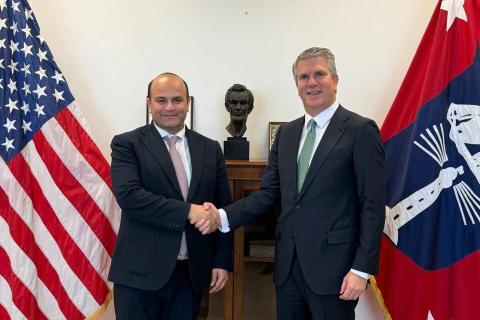 سفیر نارک مکرتچیان با معاون وزیر بازرگانی آمریکا دیدار کرد