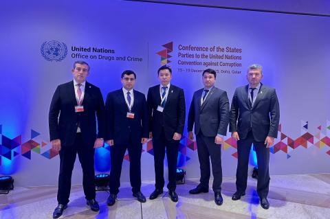 Делегация во главе с председателем Антикоррупционного комитета в Дохе приняла участие в конференции CoSP11