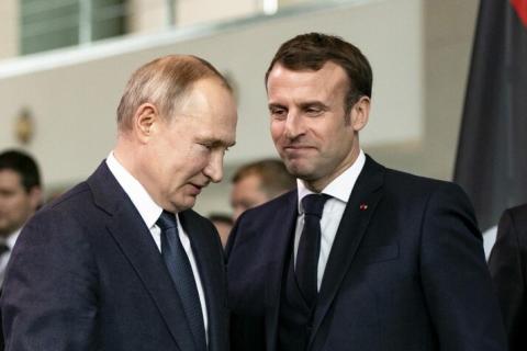 Елисейский дворец рассмотрит возможность переговоров между Макроном и Путиным