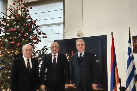Посол Армении и глава общества «Страбон» обсудили вопросы армяно-греческого сотрудничества в научно-образовательной сфере