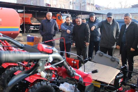 Արթիկի համայնքապետարանը համալրվել է նոր տեխնիկա-սարքավորումներով