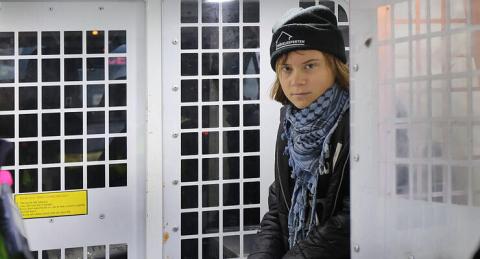 Грета Тунберг задержана на пропалестинской акции в Лондоне