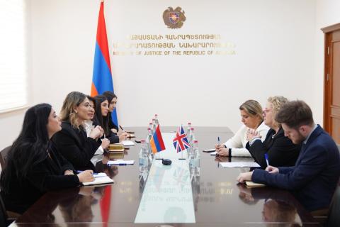 Minister of Justice receives British Ambassador