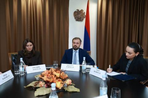 Գևորգ Պապոյանն ու Համաշխարհային ներդրումային հիմնադրամի գլխավոր քարտուղարը քննարկել են Հայաստանի հնարավոր մասնակցությունը «AIM Congress» համաժողովին