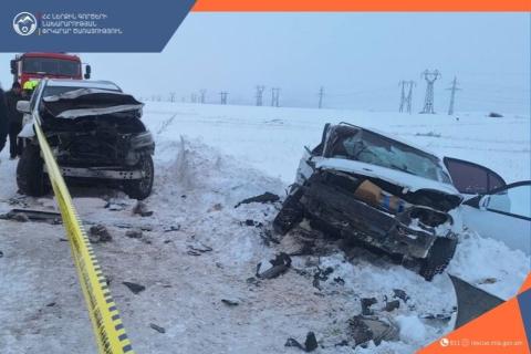 Քուչակ-Ապարան ավտոճանապարհին բախվել են ավտոմեքենաներ. կան տուժածներ